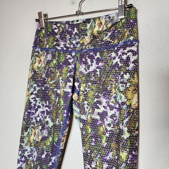 Lululemon Wunder Under Pant *Full-On Luxtreme Floral Sport Backdrop Iris Flower - Picture 10 of 16